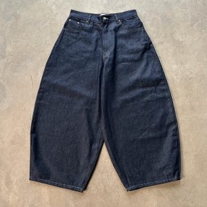denim baggy jeans – black